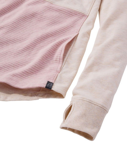 Women's Bean's Cozy Mixed Knits Pullover, Colorblock - US 9458