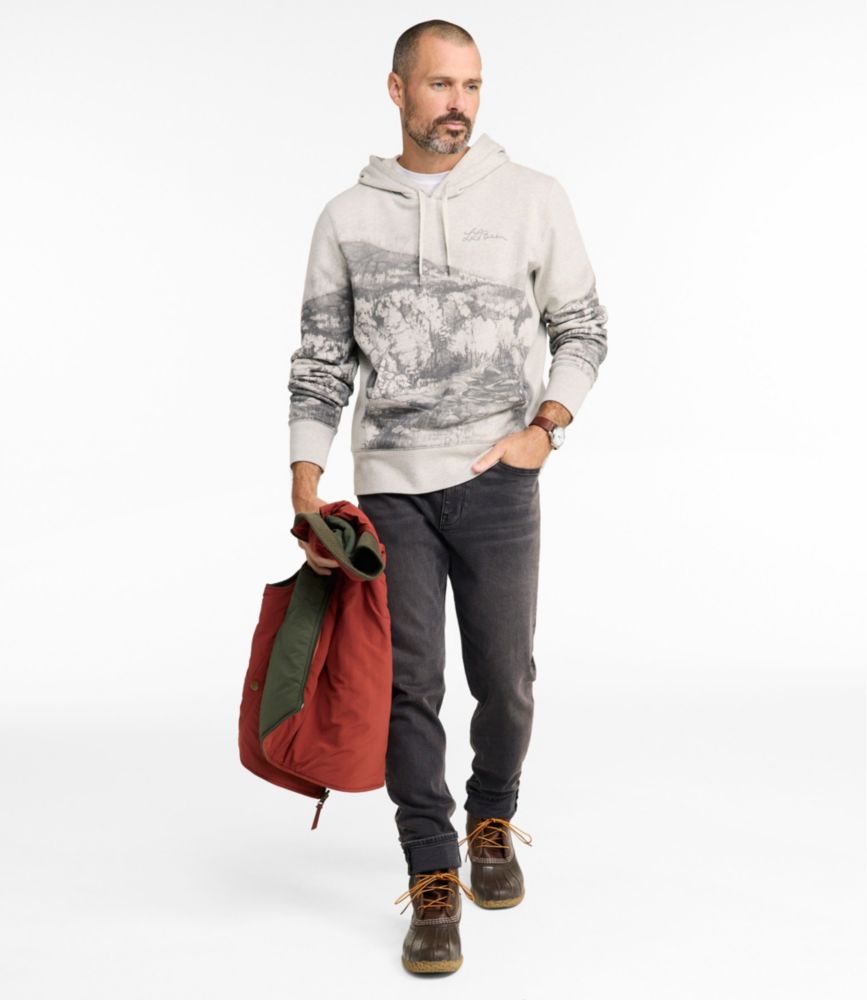 Men's Signature Camp Hoodie Sweatshirt, Print - US 5166