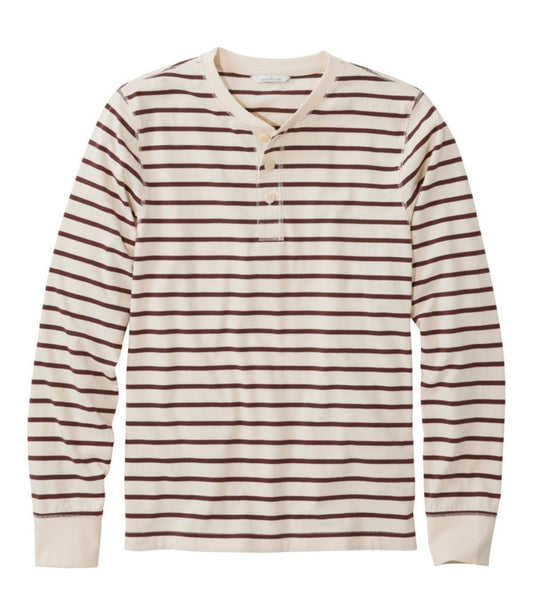 Men's Signature Northwoods Henley, Long-Sleeve, Stripe - US 0299