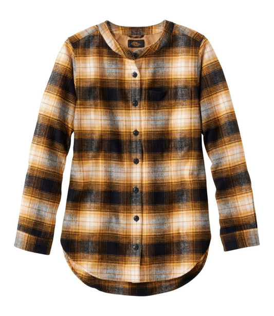 Women's Signature 1933 Collarless Chamois Tunic, Plaid - US 8223