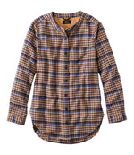 Women's Signature 1933 Collarless Chamois Tunic, Plaid - US 4773
