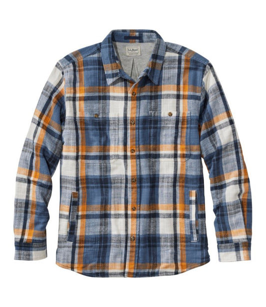 Men's 1912 Field Flannel Shirt, Lined, Slightly Fitted Untucked Fit, Plaid - US 8503