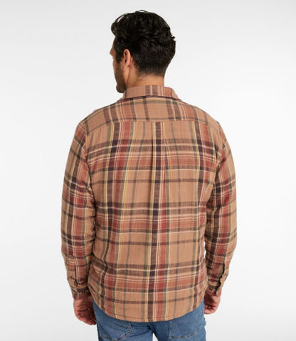 Men's 1912 Field Flannel Shirt, Lined, Slightly Fitted Untucked Fit, Plaid - US 7558