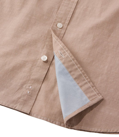 Men's Comfort Stretch Performance® Chambray Shirt, Short-Sleeve, Slightly Fitted Untucked Fit - US 2262