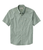 Men's Comfort Stretch Performance® Chambray Shirt, Short-Sleeve, Slightly Fitted Untucked Fit - US 1835