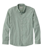 Men's Comfort Stretch Performance® Chambray Shirt, Long-Sleeve, Slightly Fitted Untucked Fit - US 8206