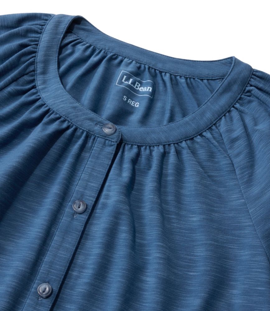 Women's Camden Hills Tee, Elbow-Sleeve Button-Front Shirt - US 8715