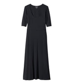 Women's Summer Knit Dress, Three-Quarter-Sleeve Scoopneck - US 8816