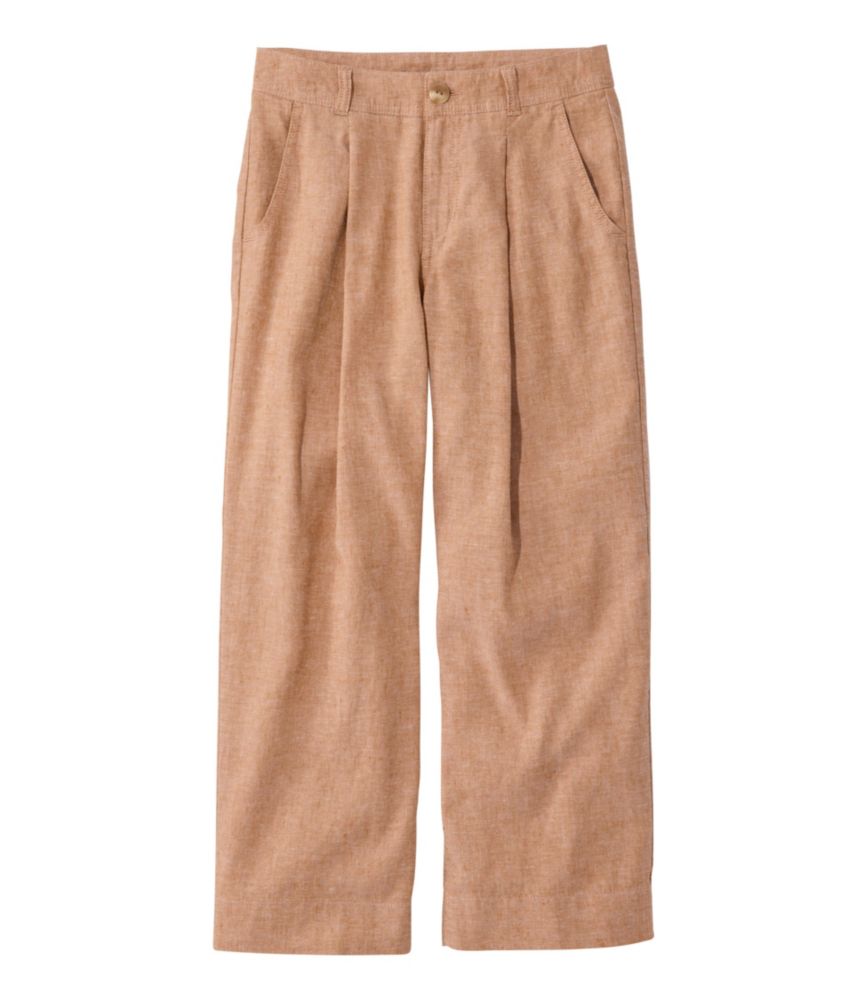 Women's Lakeside Linen-Blend Pants, Crop - US 1944