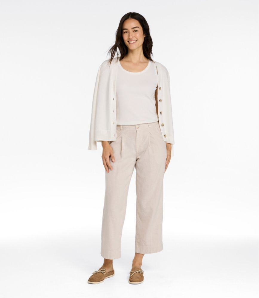Women's Lakeside Linen-Blend Pants, Crop - US 2274