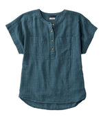 Women's L.L.Bean Day Breeze Shirt, Short-Sleeve Popover - US 2112