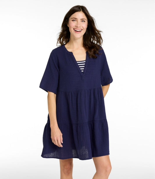 Women's Cloud Gauze Cover-Up Tiered Dress - US 3113