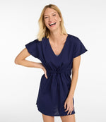Women's L.L.Bean Coastal Cotton Cover-Up Caftan - US 0792
