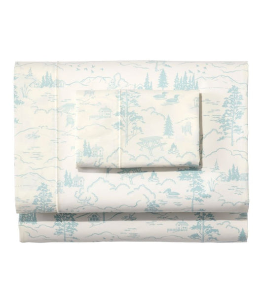 Lakeside Toile Percale Sheet Collection - US 2526