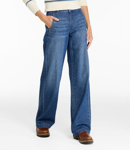 Women's 207 Vintage Lightweight Jeans, Mid-Rise Wide-Leg - US 7947