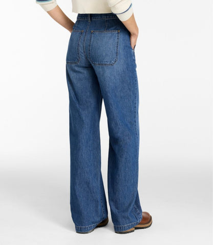 Women's 207 Vintage Lightweight Jeans, Mid-Rise Wide-Leg - US 7947