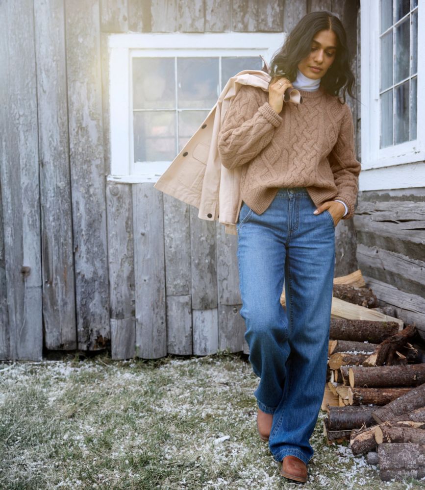 Women's 207 Vintage Lightweight Jeans, Mid-Rise Wide-Leg - US 7947