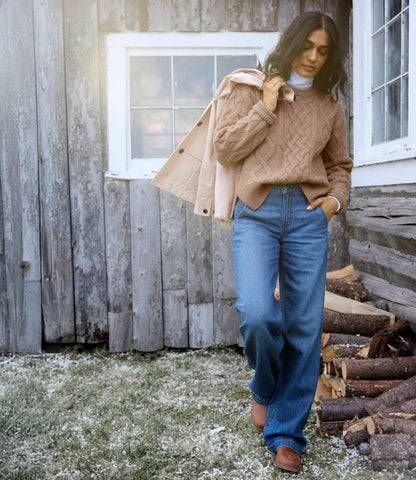 Women's 207 Vintage Lightweight Jeans, Mid-Rise Wide-Leg - US 7947