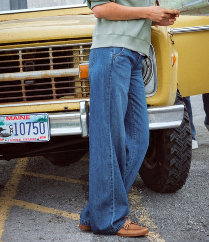 Women's 207 Vintage Lightweight Jeans, Mid-Rise Wide-Leg - US 7947