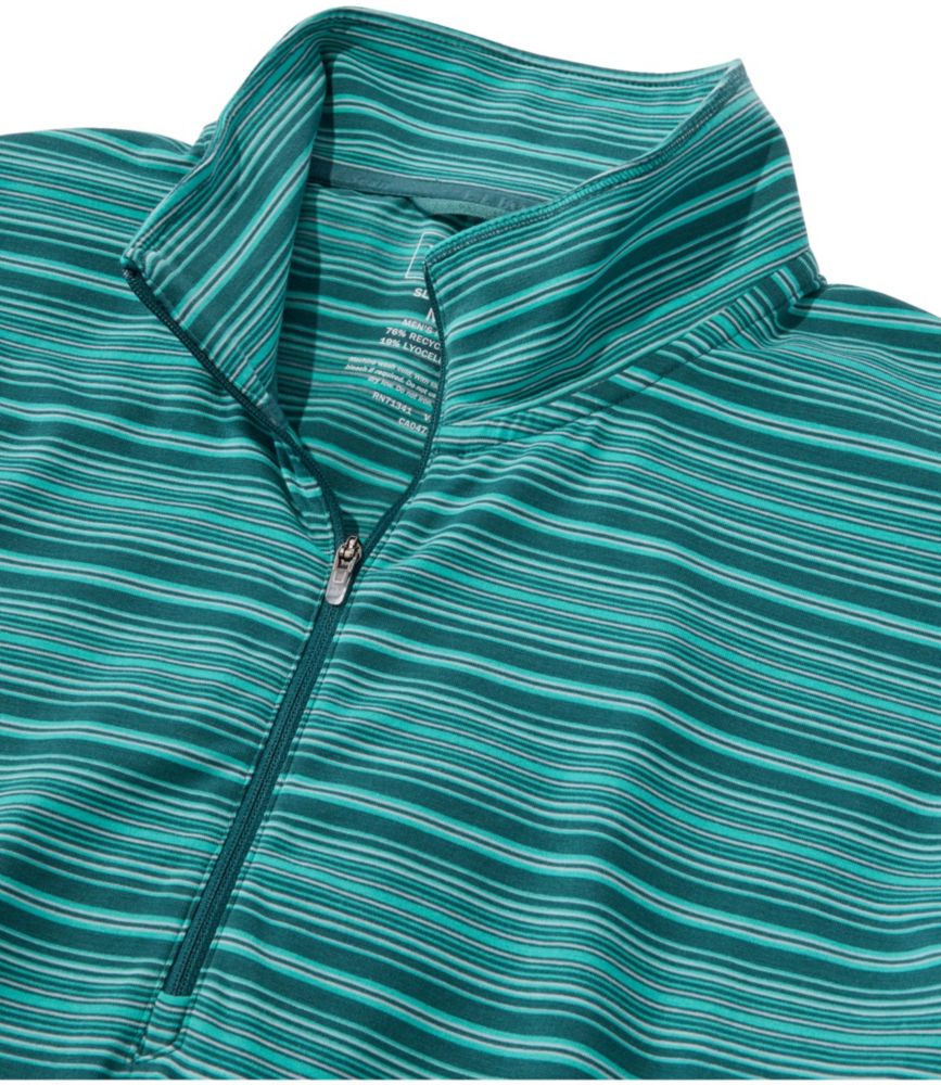 Men's Everyday SunSmart® Tee, Long-Sleeve Quarter-Zip Stripe - US 8152