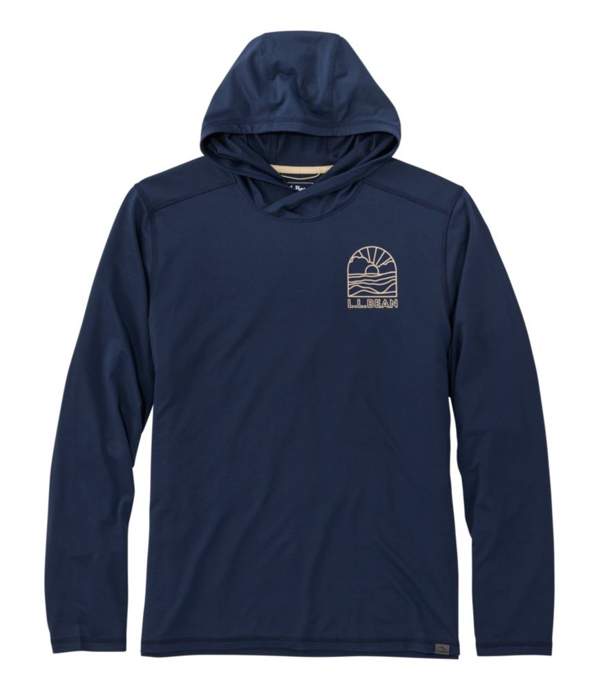 Men's Bold Coast Lifestyle Tee, Long-Sleeve Hooded Graphic - US 6910