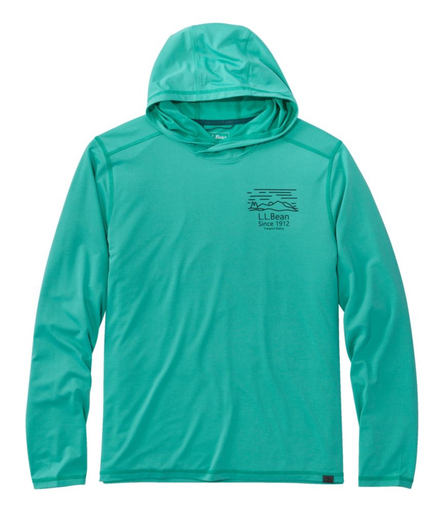 Men's Bold Coast Lifestyle Tee, Long-Sleeve Hooded Graphic - US 8768