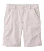 Women's Comfort Stretch Shorts, Chino Bermudas 9" Print - US 8478