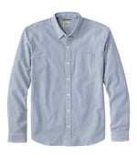 Men's Comfort Stretch Performance® Seersucker Shirt, Long-Sleeve, Slightly Fitted Untucked Fit, Stripe - US 6594