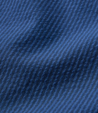 Men's Comfort Stretch Performance® Seersucker Shirt, Long-Sleeve, Slightly Fitted Untucked Fit, Stripe - US 8314