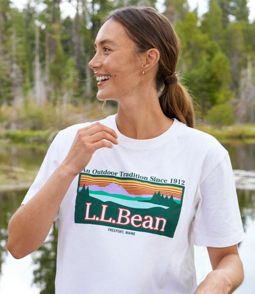 Women's Sunwashed Tee, Short-Sleeve Cropped Boxy Crewneck Logo - US 6155