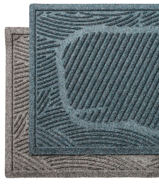 Everyspace Recycled Waterhog Wide Doormat, Swimming Whale - US 5680