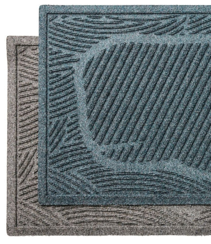 Everyspace Recycled Waterhog Wide Doormat, Swimming Whale - US 5557