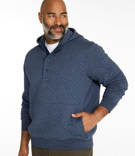 Men's Bean's Quilted Snap Hoodie - US 0724