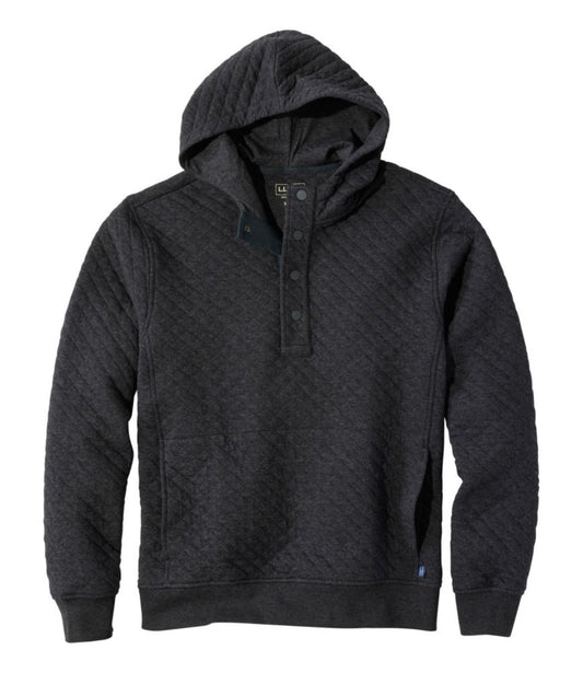 Men's Bean's Quilted Snap Hoodie - US 6413