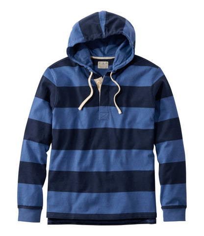 Men's Bean's Vintage Soft Rugby Hoodie - US 6188