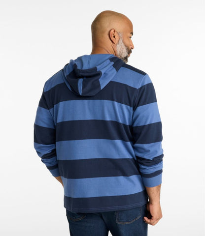 Men's Bean's Vintage Soft Rugby Hoodie - US 6188