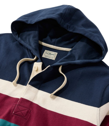 Men's Bean's Vintage Soft Rugby Hoodie - US 5612