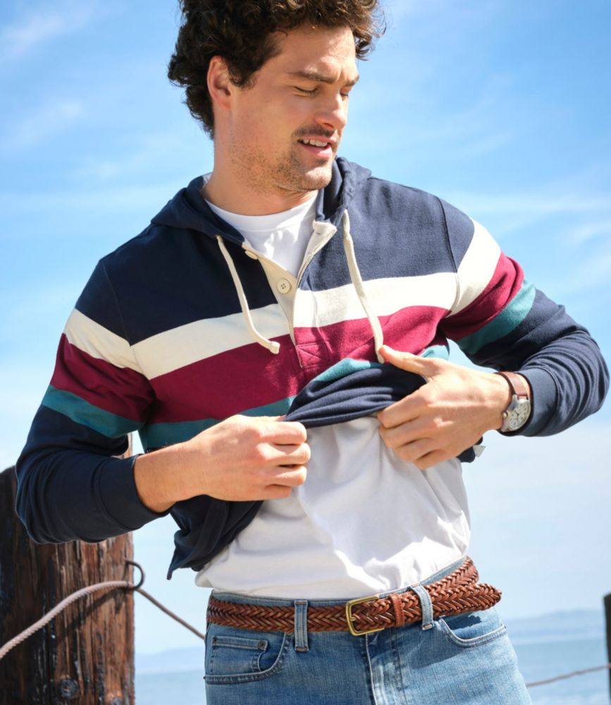 Men's Bean's Vintage Soft Rugby Hoodie - US 5612