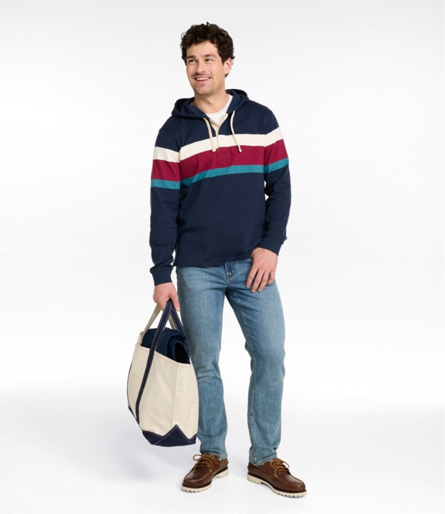 Men's Bean's Vintage Soft Rugby Hoodie - US 5612
