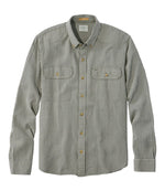 Men's Sunwashed Textured Shirt, Slightly Fitted, Plaid - US 2679