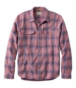 Men's Sunwashed Textured Shirt, Slightly Fitted, Plaid - US 4094