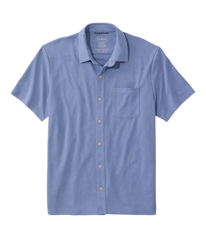 Men's Sunwashed Ultrasoft Button-Front Shirt, Short-Sleeve - US 3302