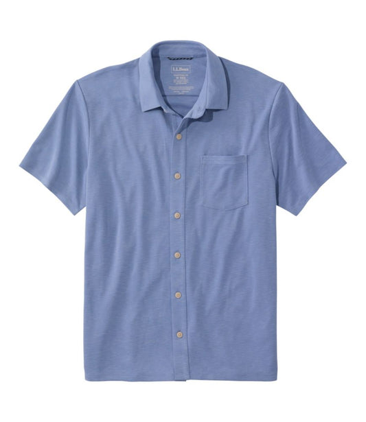 Men's Sunwashed Ultrasoft Button-Front Shirt, Short-Sleeve - US 3302