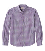 Men's Wrinkle-Free Kennebunk Sport Shirt, Long-Sleeve, Slim Fit, Check - US 7296