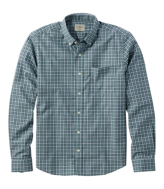 Men's Wrinkle-Free Kennebunk Sport Shirt, Long-Sleeve, Slim Fit, Check - US 1061