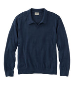 Men's All Seasons Cotton Blend Sweater, Long-Sleeve Polo - US 3791