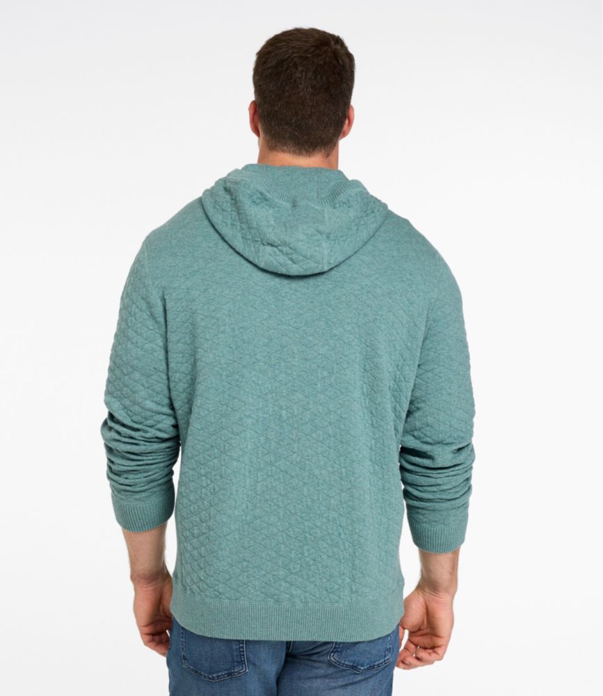 Men's Quilted Hoodie Sweater - US 9692