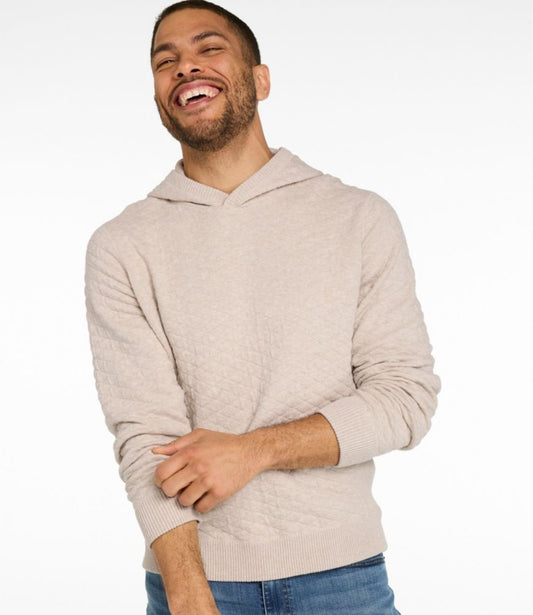 Men's Quilted Hoodie Sweater - US 7545