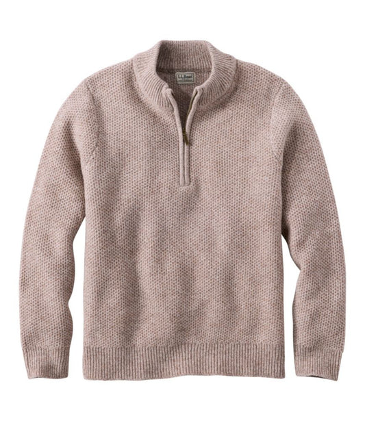 Men's Heritage Honeycomb Sweater, Quarter-Zip - US 9499