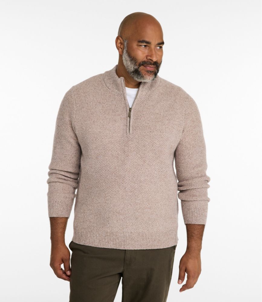 Men's Heritage Honeycomb Sweater, Quarter-Zip - US 9499